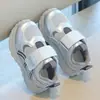 Zapatillas Deportivas para Niños de 3 a 6 Años, Nuevos Modelos Primavera y Otoño, Zapatos Casuales Tipo 'Dad Shoes' para Niñas, Zapatos Blancos Transpirables de Suela Suave para Niños, Zapatos de Moda