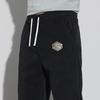 Calça de veludo cotelê masculina para homens de meia-idade, primavera e outono, cintura elástica, tubo reto, folgada, calça casual, outono e inverno, calça masculina de veludo cotelê