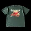 Camiseta Vintage com Estampa de Panqueca LeTTer Algodão Clássico Masculina