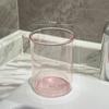 Copo de Escova de Dentes Transparente Minimalista Moderno Luxo Leve High-End Doméstico Par de Copos para Enxaguante Bucal Plástico PC Copo Atacado Resistente a Mofo