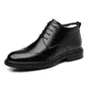 Zapatos de Algodón para Hombre 2025 Nuevos Zapatos Gruesos Cálidos con Forro de Felpa para Hombres de Mediana Edad y Mayores Papá Zapatos de Algodón Venta al por Mayor