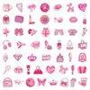 51 nuevas pegatinas originales rosas de Barbie, estilo pequeño y fresco de Instagram, pegatinas decorativas impermeables para teléfono móvil, venta al por mayor