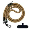 Cuerda de 10 mm de grosor, cordón para funda de teléfono móvil, espaciador, cuerda ajustable para colgar el teléfono móvil, cuerda para correa de cámara, parche para colgar el cuello