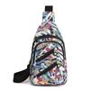 Bolsa de Peito Transfronteiriça Bolsa de Ombro Transversal de Nylon Feminina Bolsa de Cintura Casual Versátil Esportiva Mochila Pequena Bolsa de Peito Bolsa Feminina