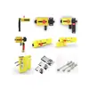 Accesorios Red de Aislamiento para Taller Abrazaderas para Tubo Cuadrado de 60 mm Accesorios para Cercado Protector Industrial Conectores de Oreja Colgante para Cercado de Robots