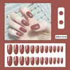 Cor sólida fada quick-stick peça de unha destacável wearable nail product fábrica direta geleia de gel de unha peça de unha