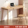 Escritorio de computadora Escritorio para el hogar Escritorio de estudio para estudiantes Dormitorio Banco de trabajo simple Casa de alquiler Mesa de escritura simple de madera maciza