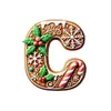 Explosiones Transfronterizas Navidad Árbol de Navidad 26 Decoraciones de Letras de Jengibre Colgante Pequeño de Letra Colgante
