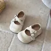 Nuevos Zapatos Rojos de Piel para Niñas Primavera 2026, Zapatos de Princesa Suaves para Bebés, Zapatos de Princesa Retro para Niñas Jóvenes, Modernos