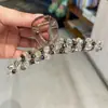 Moda de celebridad de internet pinza de garra de cristal de alta gama pinza para moño en la parte posterior de la cabeza de lujo ligero accesorios para el cabello estilo primavera y verano de alta gama al por mayor