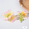 Cabeça de Flor de Orquídea Borboleta Artificial Criativa Nova Decoração de Casa Arranjo de Flores Enfeites Casamento Seda Arranjo de Flores Artificiais Adereços
