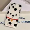Funda para teléfono de perro con manchas estilo Ins adecuada para Apple 17, iPhone 16 Pro Max, nuevo 15, cachorro 14, perro 13