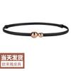 Cinturón de primera capa versátil para todo, cinturón fino para mujer, cuero genuino, moda de Corea del Sur, cinturón de cintura fino para mujer, con decoración para vestido