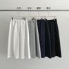Pantalones de chándal Evertrue 2025 Versión coreana Otoño Nuevo Pierna ancha Sueltos Cordón Pantalones 7/8 Pantalones casuales 53582