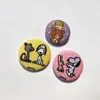 Insígnia de Lata Bordada, Fundo Personalizável, Logotipo Personalizável, Insígnia de Metal Periférica Criativa Personalizada para Fãs