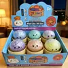 Juguete creativo para aliviar el estrés, juguete de bollo apretable para aliviar el estrés, pequeño regalo de caja sorpresa, gadget para aliviar el estrés, juguete de rebote lento