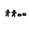 Pendientes de acero inoxidable de invierno con diseño de hombre de jengibre y muñeco de nieve, moda ins para chicas, pendientes pequeños y sencillos, fabricantes