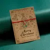 Aleación de Navidad Alce Papá Noel Árbol de Navidad Copo de Nieve Caramelo Guantes Colgante Pulsera de Tarjeta Trenzada