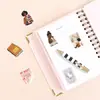 66 Folhas/Temática de Leitura Cultura Negra Criativa Adesivos DIY Capa de Celular Caderno Planejador Adesivos Decorativos à Prova d'Água Atacado
