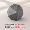 Suministro Transfronterizo Piedra Biliar Negra Sintética Juego de Mesa Poliédrico Dungeons & Dragons Dados Dnd Z08 Set Mate