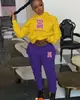 Novo conjunto de moletom com capuz casual de comércio exterior marca de moda conjunto de moletom estampado com cabeça de urso tamanho europeu moletom