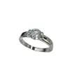 Wish Cross-border Nuevo Artículo Popular de Moda para Damas Anillo de Acero Inoxidable con Diamante y Circonita Estilo Europeo y Americano Anillo de Boda Joyería