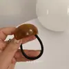 Faixa de Cabeça Chic Dongdaemun Coreana Feminina Simples Elegante Estilo Frio Arco Acrílico Tendão de Borracha Preto Acessório de Cabeça Corda de Cabelo
