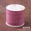 Cordão de colar de fio de algodão trançado à mão estilo Xizang, cordão para pingente não elástico, atacado, fio colorido, material de corda para artesanato