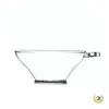 Infusor de Té de Vidrio Transparente Colador Fino para Té Utensilios de Té Gongfu Utensilios de Té Sencillos Filtro de Té de Vidrio Resistente al Calor