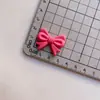 Pajarita de crema para el cabello, accesorio para el cabello, parche hecho a mano, colgante casero, accesorios de resina.