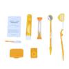 Kit de cuidados bucais ortodônticos cera ortodôntica escova de dentes com cerdas macias escova interdental fio dental removedor de aparelho kit de cuidados ortodônticos