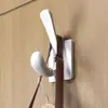 Gancho de Roupa Sem Furos para Hall de Entrada, Atrás da Porta, Gancho de Casaco e Chapéu Montado na Parede, Cabide de Roupa de Parede Sem Furos