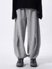 Calça Esportiva Americana Pesada Masculina Feminina Primavera Outono Nova Solta de Perna Larga Calça Scimitar Marca Tendência Joggers de Casal