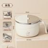 Tazón para fideos instantáneos de acero inoxidable 304, dormitorio de estudiantes, escurridor, gran capacidad, tazón para arroz con tapa, lonchera, regalo, entrega de una pieza