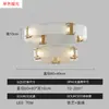Lámpara de araña para restaurante transfronterizo, luz de anillo circular de lujo ligero, lámpara colgante de cristal personalizada para sala de estar, recepción de hotel, vestíbulo, modelo nuevo 2026