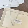 Bolo Street Punk Collar de Lujo Ligero Nudo de Una Palabra Simple Cadena para Suéter de Gama Alta para Mujer Moda Masculina