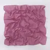 Lenço de Cor Sólida Lenço de Cabeça de Chiffon Monocromático 90*90 Lenço de Gaze Lenço de Gaze Hui Lenço de Cabeça Feminino Atacado