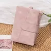 Billetera Corta Nueva Mate Transfronteriza 70% de descuento Billetera de Gran Capacidad con Múltiples Ranuras para Tarjetas con Cierre y Costuras Bolso de Mano para Mujer