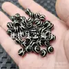 Ágata Blanco y Negro Onda de Agua Dzi Cuentas Redondas Jade Cuentas Sueltas DIY 8 mm Accesorios para Joyería Cuentas de Jade Hechas a Mano Venta al por Mayor