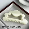 Pinza de pelo de plástico simple con forma de nube para mujer, modelo nuevo de alta gama 2026, accesorio para el pelo tipo pinza de tiburón para la parte trasera de la cabeza