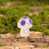 Miniadornos luminosos de simulación de hongos pequeños, microbonsái para paisajismo, decoración de manos para teléfono móvil.