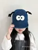 Boné Divertido e Fofo de Pato com Olhos Grandes Chapéu de Basebol Infantil para Meninas Proteção Solar Primavera e Verão Chapéu de Sol para Bebê