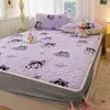 2026 Nueva Sábana Bajera Acolchada de Vellón de Leche Más Gruesa Cálida de Invierno Felpa Ropa de Cama Dormitorio Dormitorio Niños Niñas