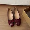 Primer Encuentro Jifa Frances Aumento de Altura Interior Zapatos de Boca Baja Suaves para Mujer 2026 Nuevo Estilo Otoño Zapatos de Noche para Combinar con Faldas Mary Janes