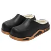 Nuevas Pantuflas de Algodón Impermeables 2025 para Hombre, Suela Suave para Otoño e Invierno, Pantuflas de Felpa de Algodón Cálidas para Uso en Casa, Interior y Exterior para Hombre