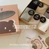 [Preferido ao Vivo] Cuecas Femininas de Nylon 7A Qualidade Urso Cor Maillard Cintura Média Antibacterianas para Mulheres