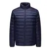 Chaqueta de Algodón Sencilla de Color Sólido para Hombre 2026 Comercio Transfronterizo, Abrigo de Algodón con Capucha y Cuello Alto, Chaqueta de Algodón Casual para Hombre Tallas Grandes