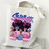 Bolso de Hombro Versátil Diario para Estudiante con Estampado de Dibujos Animados Anime Moda Transfronteriza Bolso de Lona Portátil de Gran Capacidad