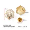 Prontos para envio, broches requintados e únicos cravejados de diamantes, acessórios DIY estilo doce para roupas, bolsas e sapatos, feitos de liga de zinco