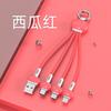 Piedras Creativas Adecuadas para Cable de Carga Huawei, Lindo Cable de Datos de Manzana, Cable de Carga Rápida para Teléfono Móvil Typec, iPhone